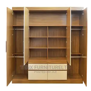 Wardrobe 4drs 4drws (Almond White)