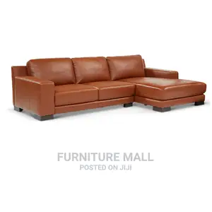 Leather L Shaped Sofa. Free Delivery