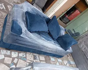 Blue Black 3in1 Sofa. Free Delivery