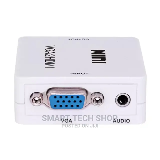 1080P MINI VGA to HDMI Converter With Audio Video Projector
