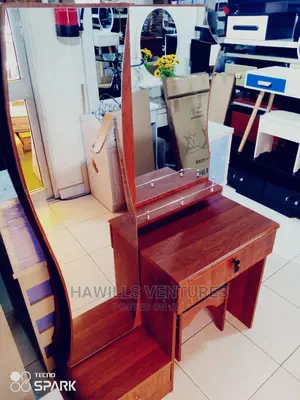 Wood Dressing Mirror