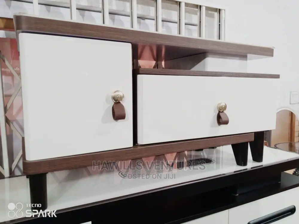 Gray TV Stand