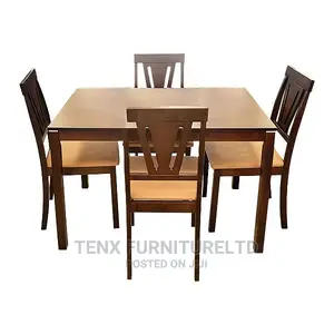 Dining Set 4 Seater Rectangular Table