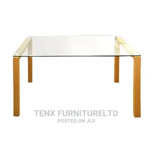 Dining Table Tepered Glass Top