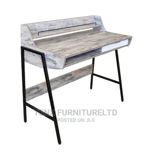 Computer Desk With 1 Drawer (Beige)