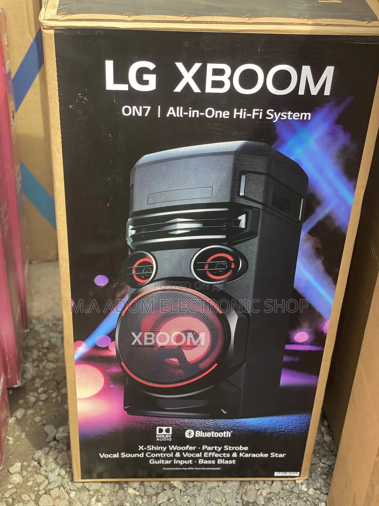 LG XBOOM ON7 500W One Body Speaker With Super Bass Boost,
