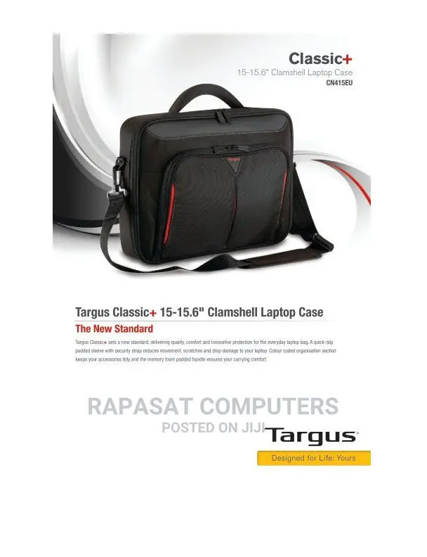 Targus 15.6" 1925 Laptop Bag