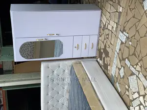 Double Bed With Mattress Wardrobe . Free Delivery