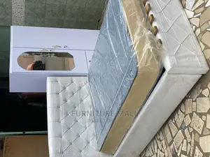 Double Bed With Mattress Wardrobe . Free Delivery