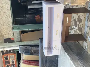 White Led Light TV Stand . Free Delivery