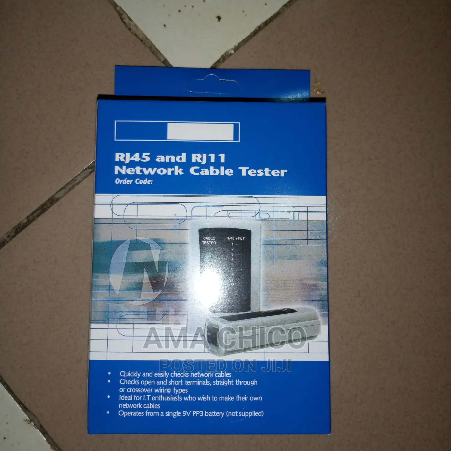 RJ45 and RJ11 Network Cable Tester