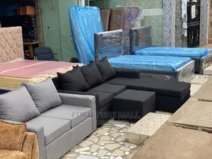 Black Shaped Sofa. Free Delivery