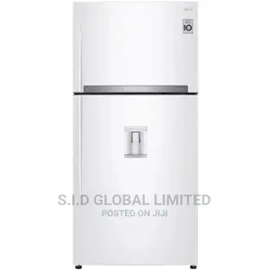 LG Fridge GL-F682HQHL 446ltrtop Freezer Double Door-White Co