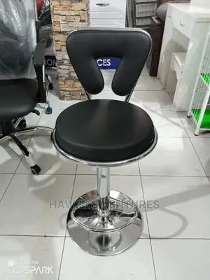 Leather High Bar Chair