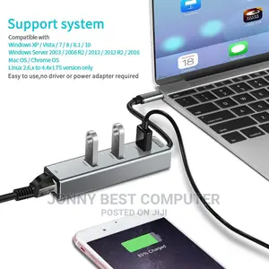 3.0 Type C USB Hub With LAN