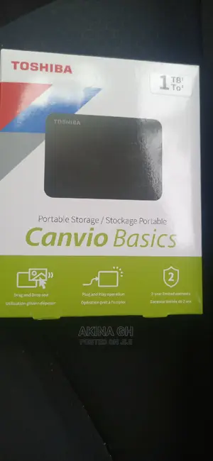 Toshiba Convio Basics 1TB Protable External HDD