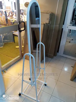 White Standing Mirror