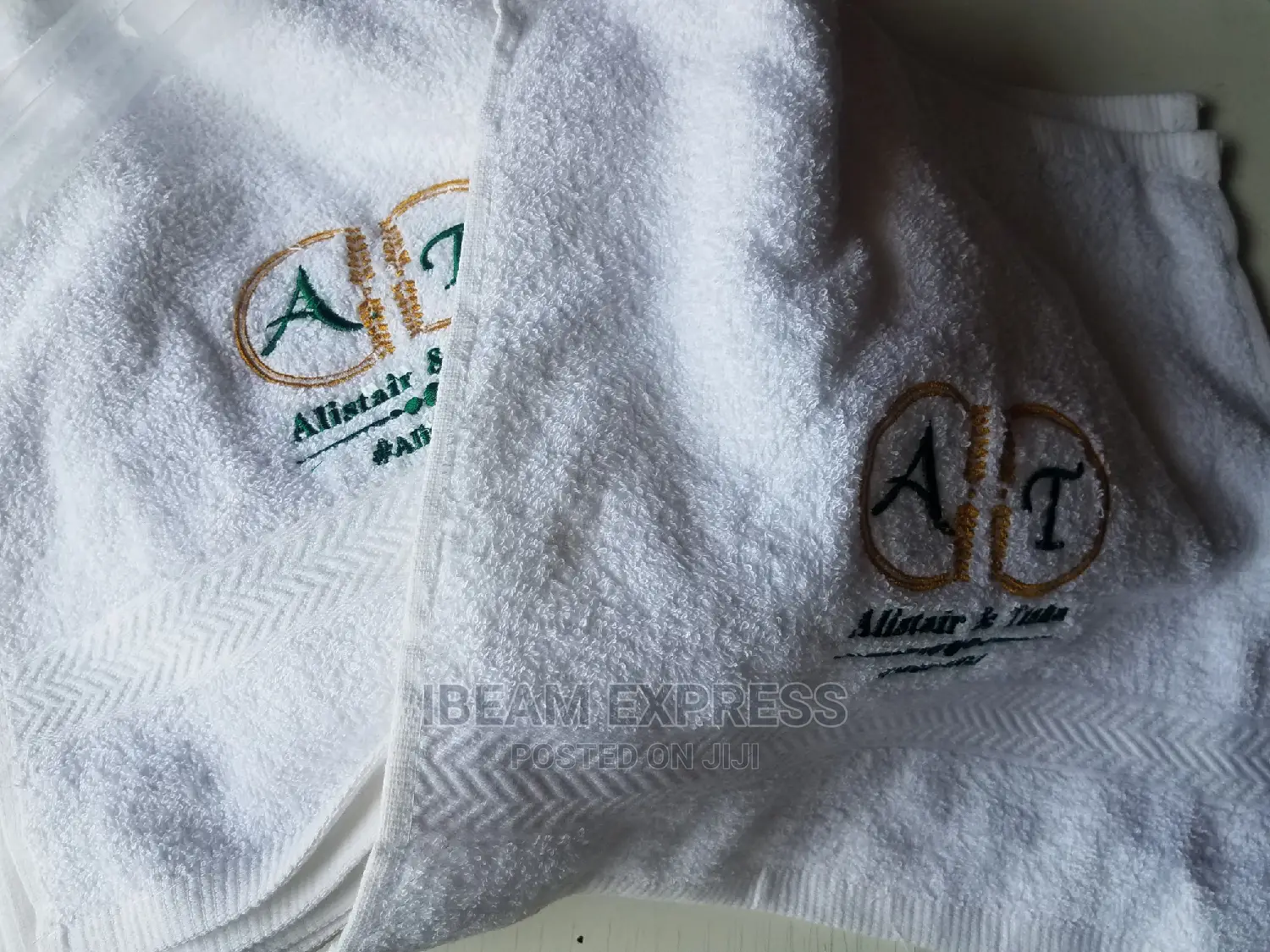 Face Towel Embroidery (Weddings)