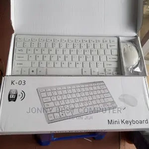 MINI White Wireless Keyboard and Mouse