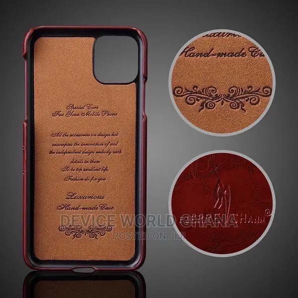 Pierre Shann Leather Case for iPhone 12promax 12pro 12
