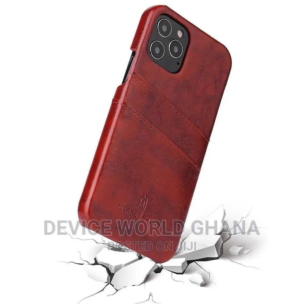 Pierre Shann Leather Case for iPhone 12promax 12pro 12