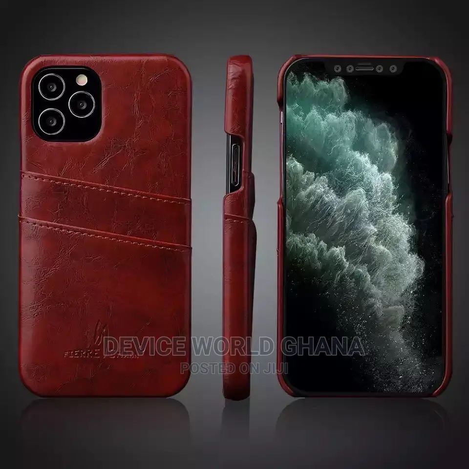 Pierre Shann Leather Case for iPhone 12promax 12pro 12