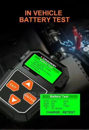 Konnwei Kw208 Car Battery Tester