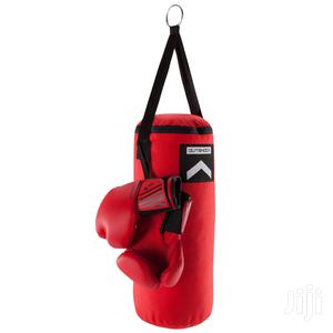 Kids' Boxing Bag + Gloves Set