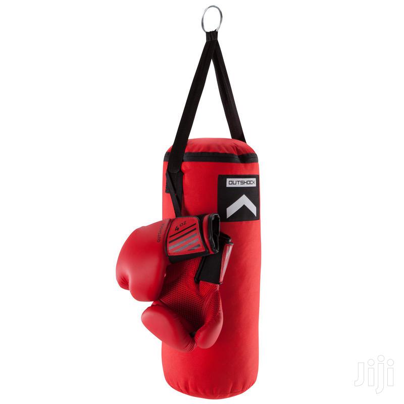 Kids' Boxing Bag + Gloves Set