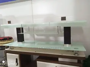 Chrome Glass Tv Stand