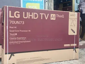 LG 70′′ Uhd 4K Smart TV With Ai Thinq 70un7380pvc