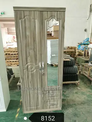 Two Doors Wardrobe With a Mirror