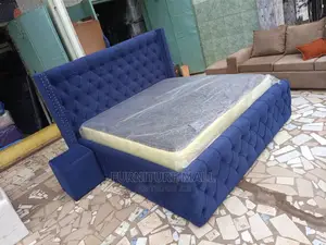 New Queen Size Bed With Mattresses . Free Delivery