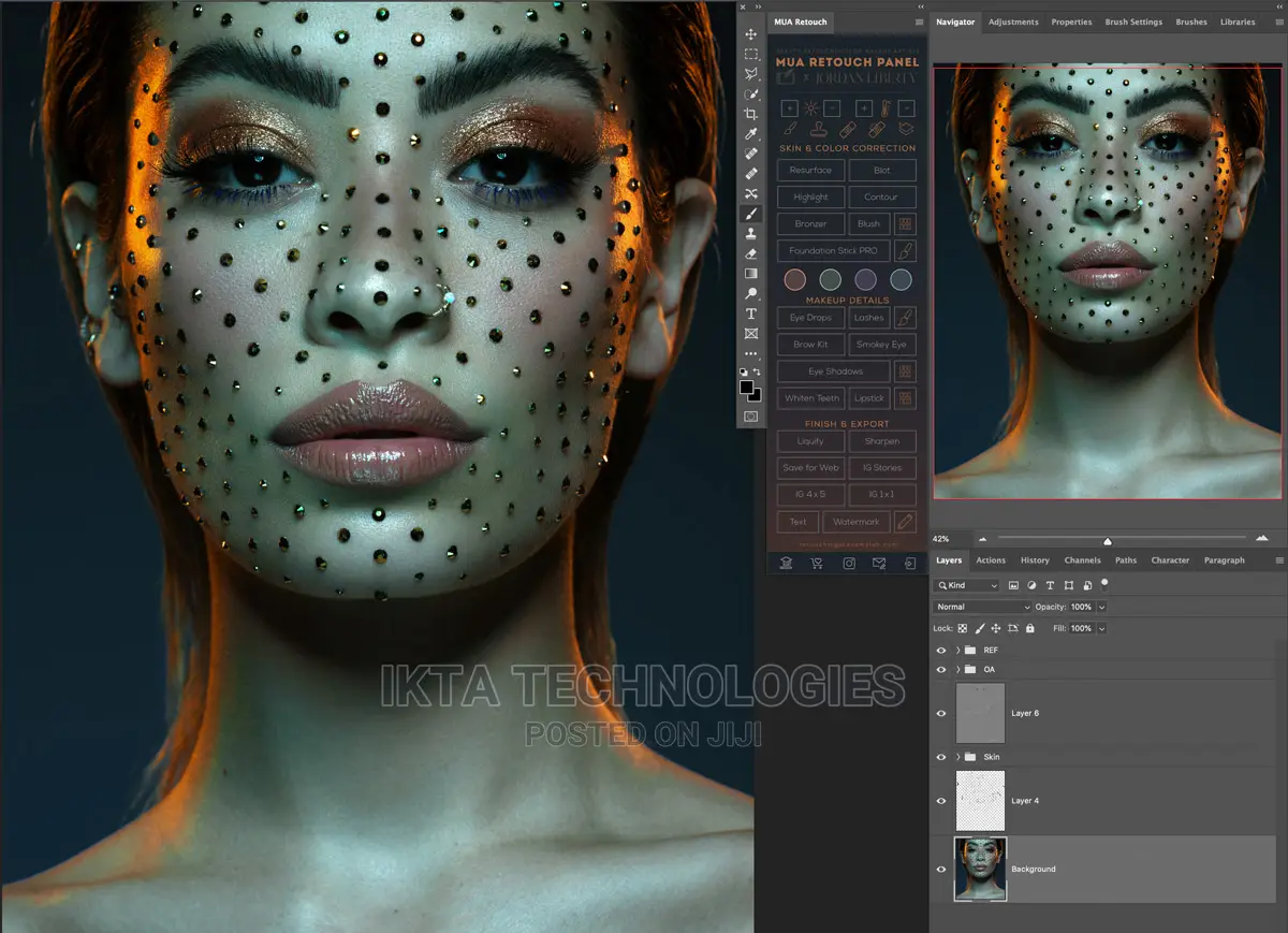 Mua Retouch Panel by Ra for Makeup Artistes | Win/Mac