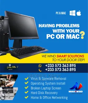 Desktop/Laptop Servicing and Software Installation.