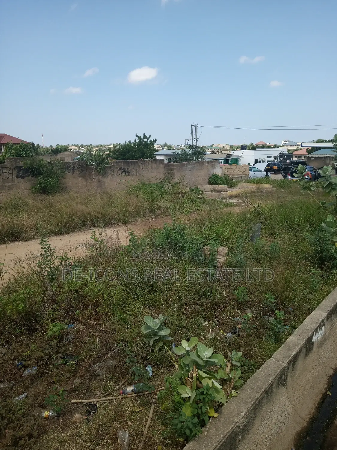 2 Plots of Commercial/Indstr Land in Kasoa on E' Bawjiase Rd