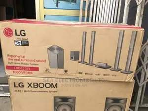 Lg 1000w 5.1ch Home Theatre System ,Jersey Speaker,4 Tallboy