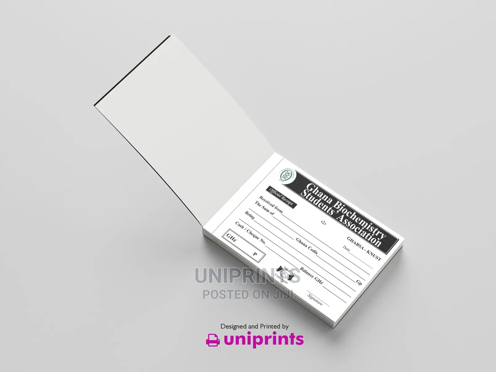 Receipt Book Printing at Cheap Price in Knust