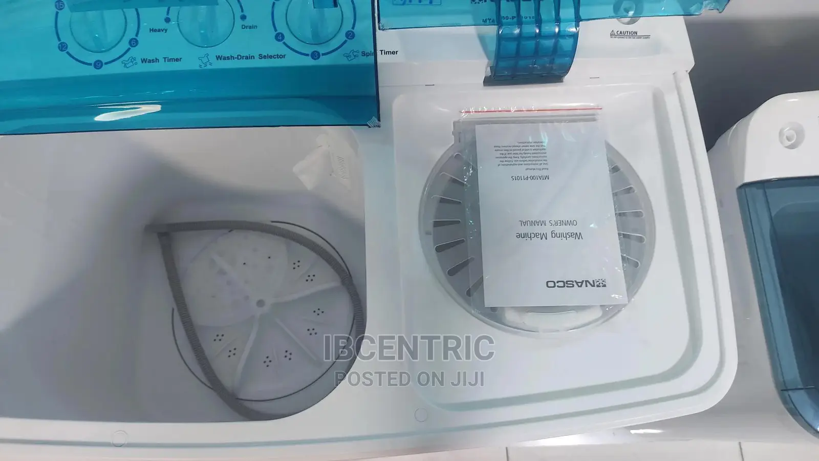 Nasco 8KG Twin Tub Semi-Automatic Washing Machine