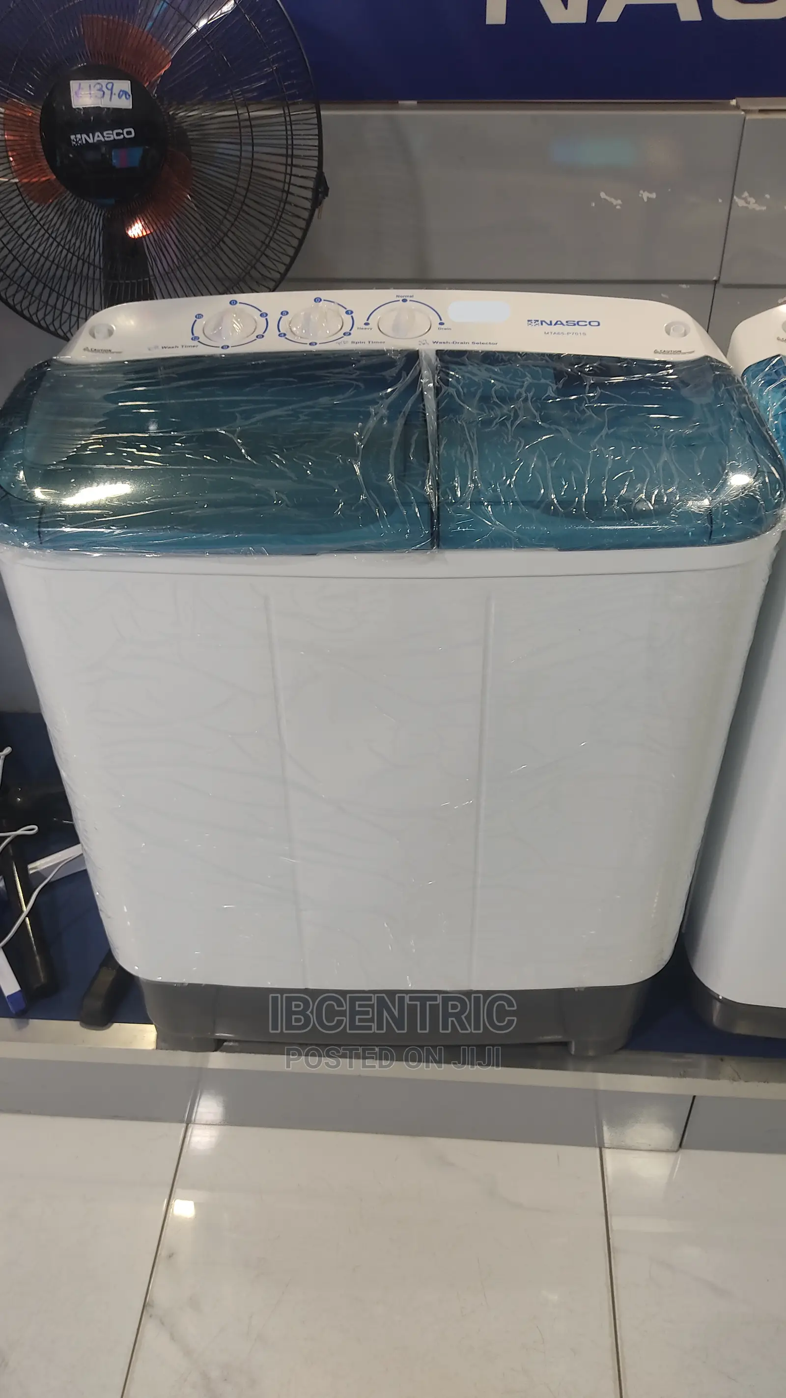 Nasco 7KG Semi-Auto Washing Machine