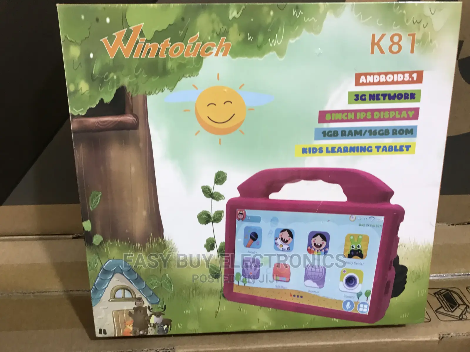 Hard Cover Wintouch Kids Educational Tablet