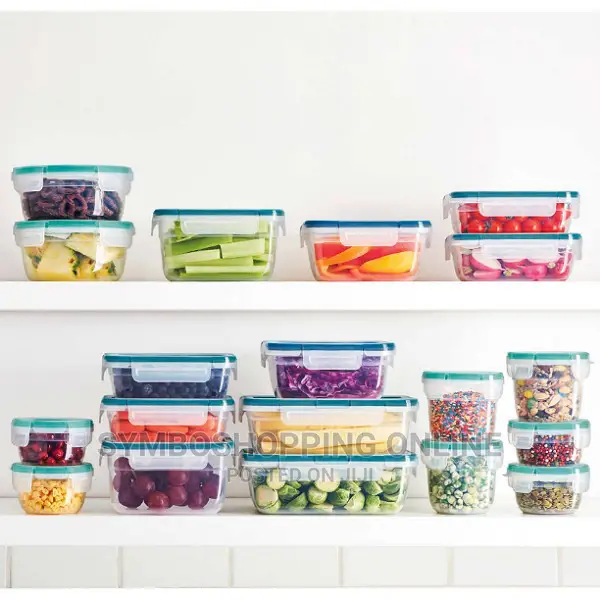 Snapware Bpa-Free Plastic Storage Container Set. 38 PCS