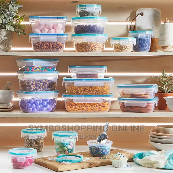 Snapware Bpa-Free Plastic Storage Container Set. 38 PCS