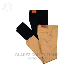 2 Piece Slim Fit Chinos - Khaki / Black