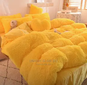 Fluffy Duvet Set at 8pcs 1 Quilt, 1 Sheet, 6 Pillow Case