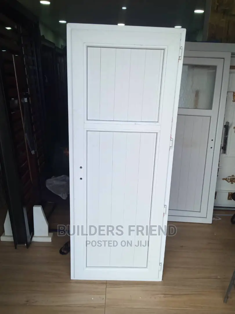 PVC Bathroom Doors+Frame+Locks Set
