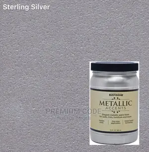 Metallic Accents Paint, Sterling Silver