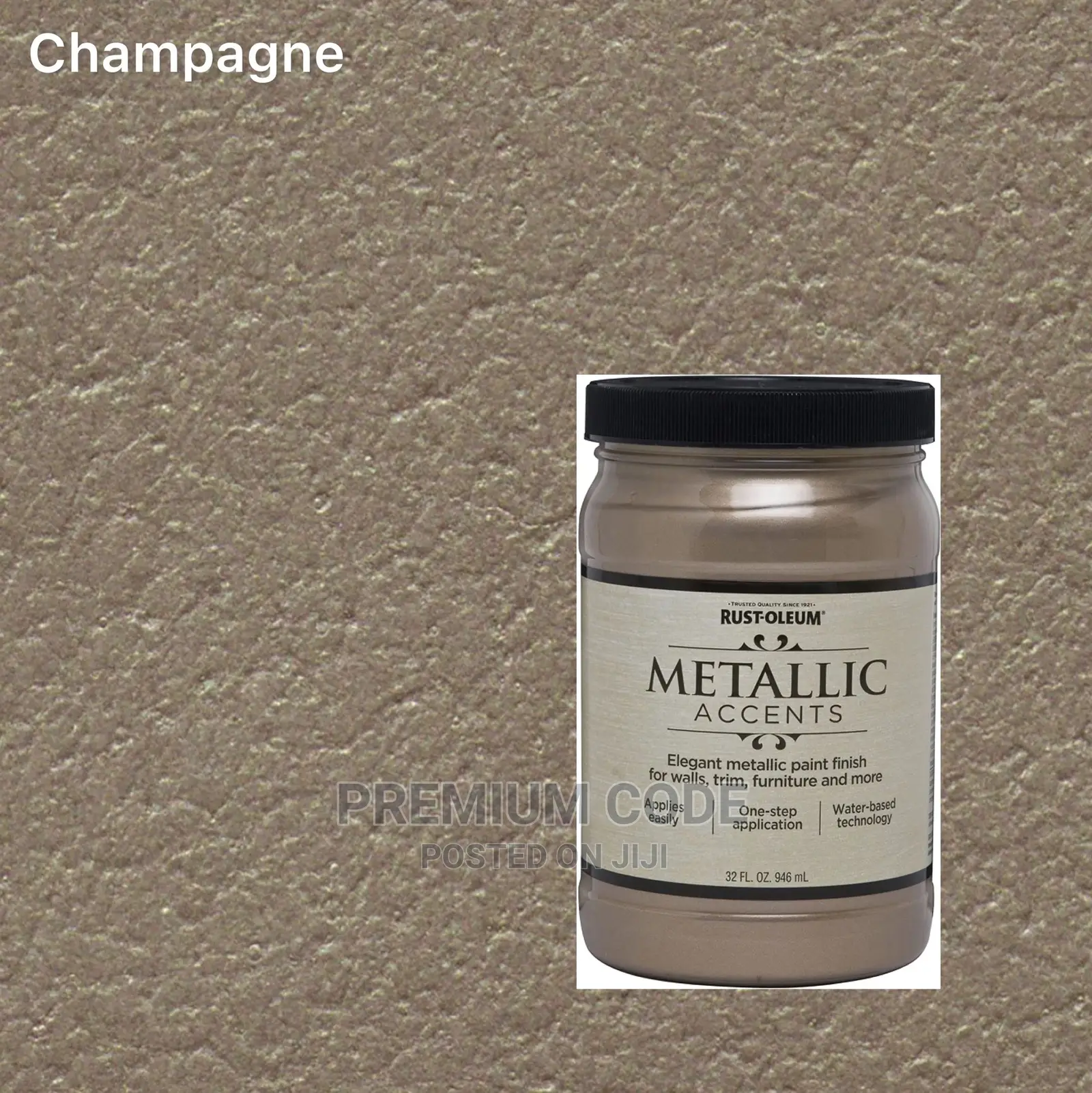 Metallic Accents Paint, Champagne