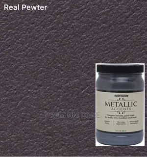 Metallic Accents Paint, Real Pewter