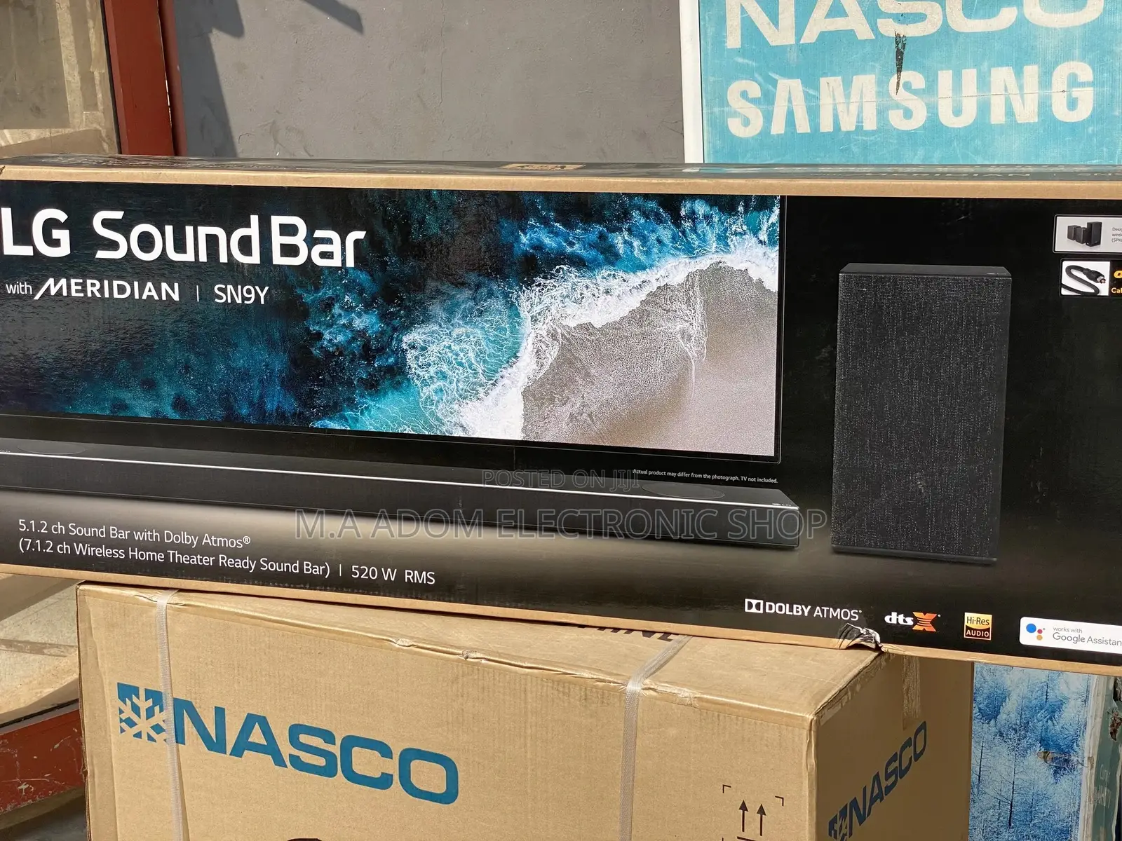 LG SN9Y 520 Watts 5.1.2ch Hi-Res Dolby Atmos Sound Bar